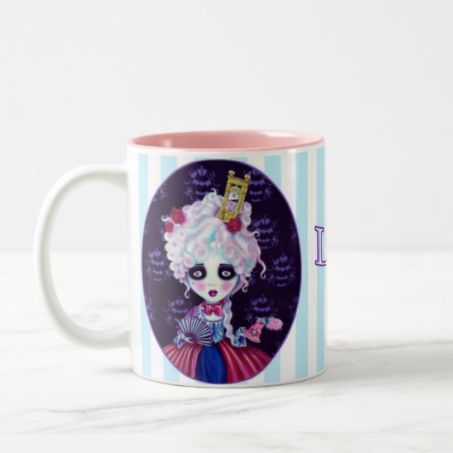 Let Them Eat Cake Two-Tone Coffee Mug (Left)