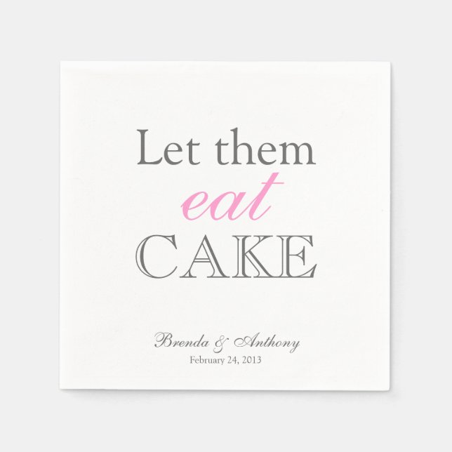 Let Them Eat Napkins (Front)