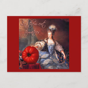 Let Them Eat Tomatoes Postcard