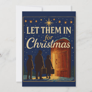 Let Them In for Christmas Design Invitation