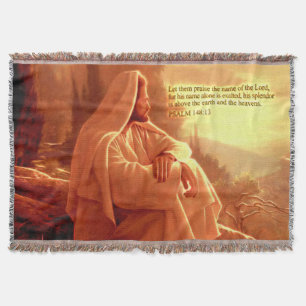 Let them Praise the name of the Lord Throw Blanket