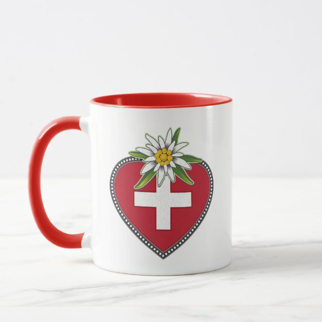 Let There Be Edelweiss in My Heart Mug (Left)