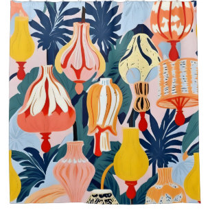 Let There Be Lamps Shower Curtain