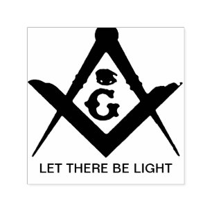 Let there be light rubber stamp