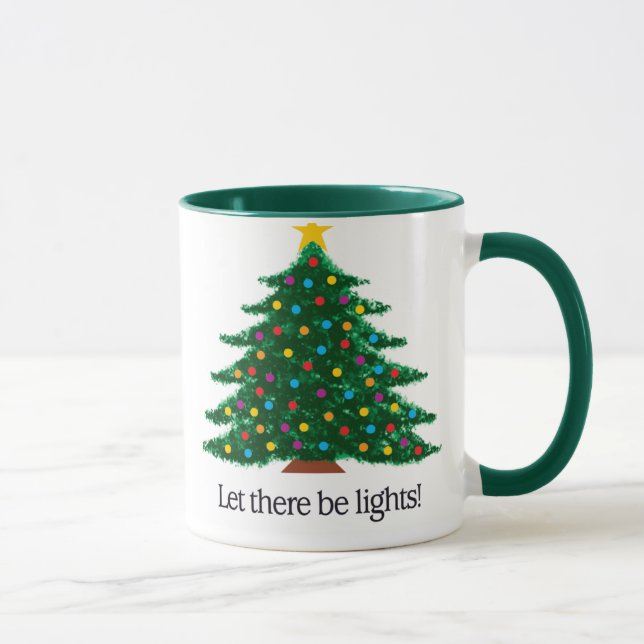 Let there be lights -- Tree Mug (Right)
