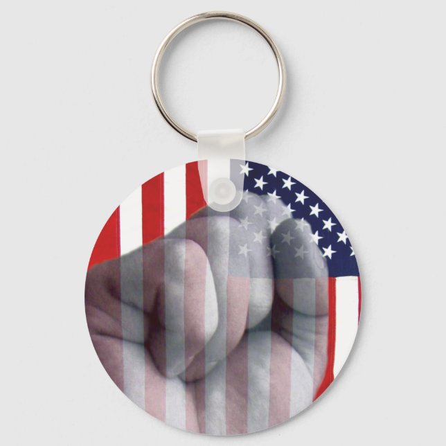 Let there be Peace Key Ring (Front)