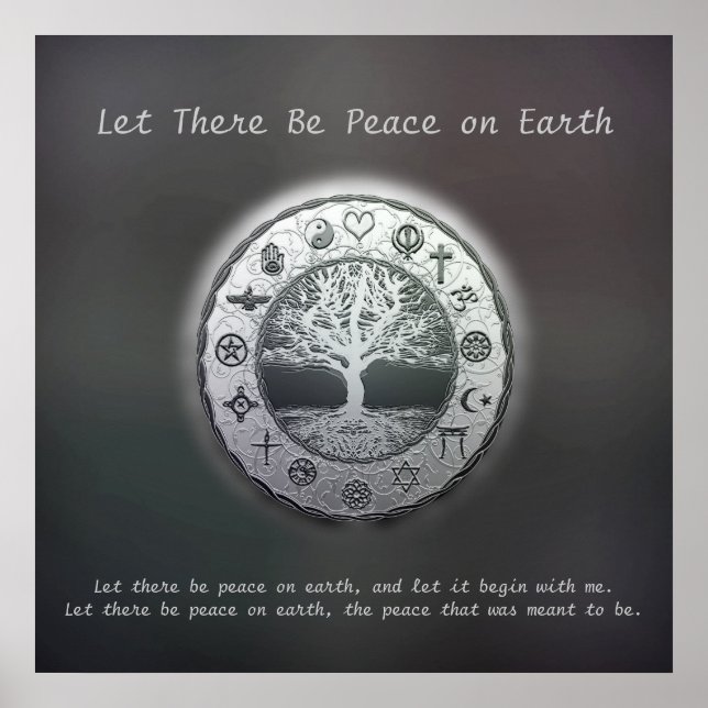 Let There Be Peace on Earth Poster (Front)