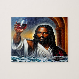 Let There Be Wine Christian Art Puzzle