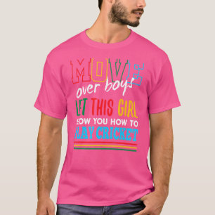 Let This Girl Show You How To Play Cricket Funny C T-Shirt