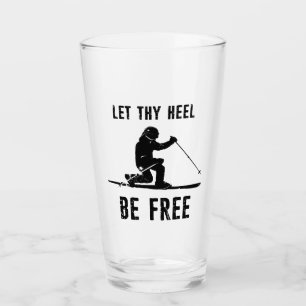 Let Thy Heel Be Free Telemark Skiing Glass