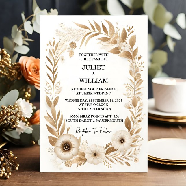 Let Tuscan Italian Coffee Sorrento Casual Wedding Invitation (Creator Uploaded)
