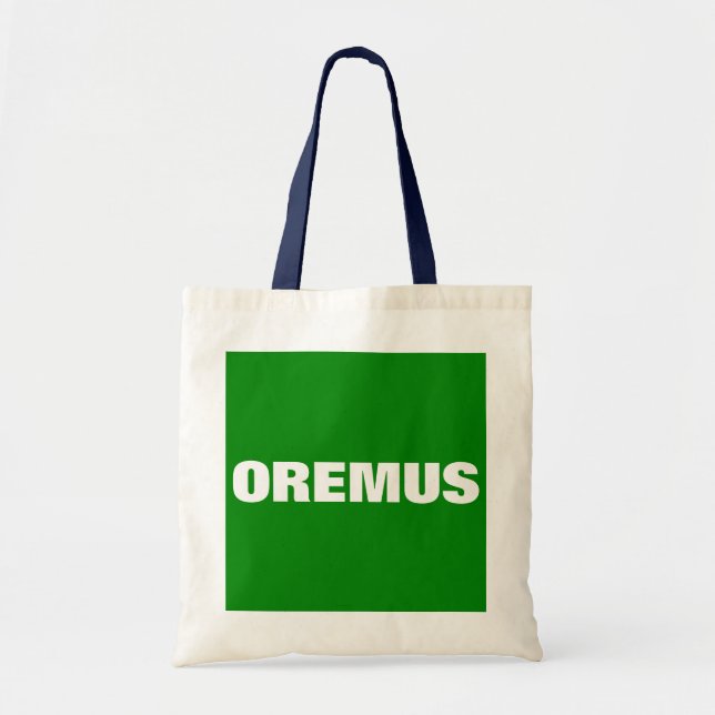 Let Us Pray Graphic Tote Bag (Front)