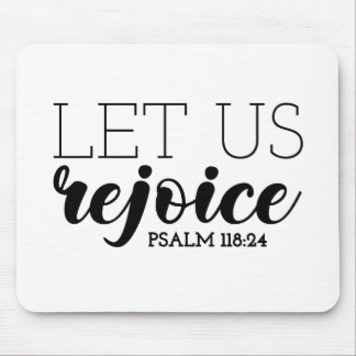 Let Us Rejoice Gospel Graphics Mere Christianity Mouse Pad