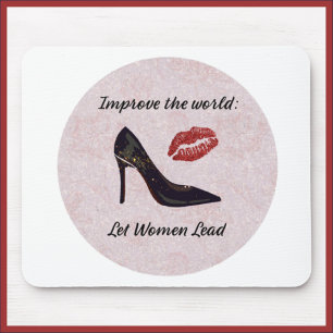 Let Women Lead Mouse Pad