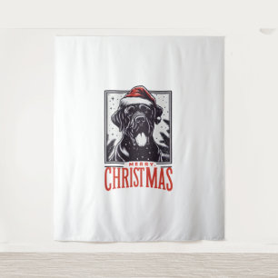 Let your Cane Corso 'sleigh' the season with love Tapestry