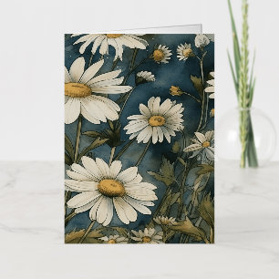  Let your creativity blossom with a daisy design Foil Holiday Card