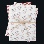 Let Your Heart Be Light Red Christmas Wrapping Paper Sheet<br><div class="desc">Let Your Heart Be Light,  Red Christmas Wrapping Paper Sheets.</div>