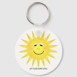 Let Your Heart Shine Keychain