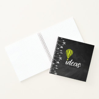 Let Your Ideas Soar Chalkboard Notebook