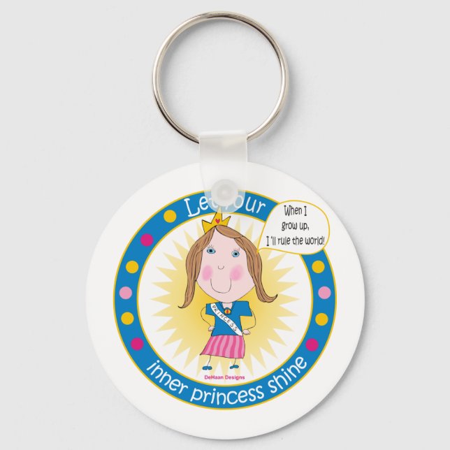 Let Your Inner Princess Shine Keychain (Front)