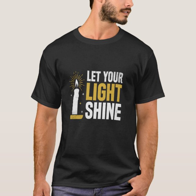 Let Your Light Shine Candle Maker Wax T-Shirt (Front)