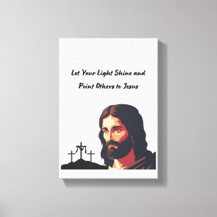 Let Your Light shine Canvas Print