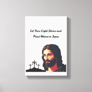 Let Your Light shine Canvas Print