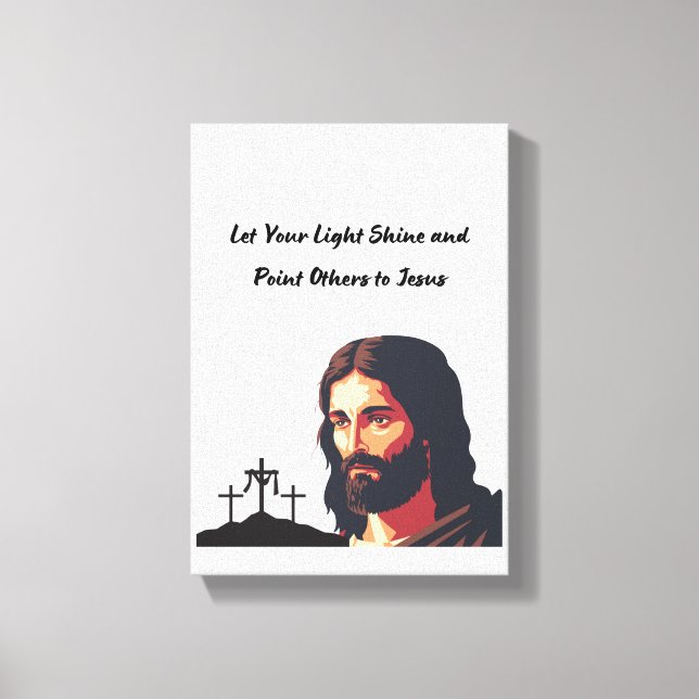 Let Your Light shine  Canvas Print (Front)