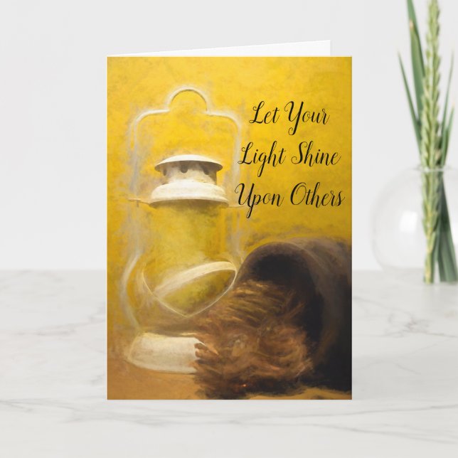 Let your Light Shine Card (Front)