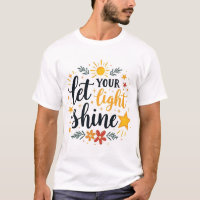 Let Your Light Shine Christian Inspirational Men's