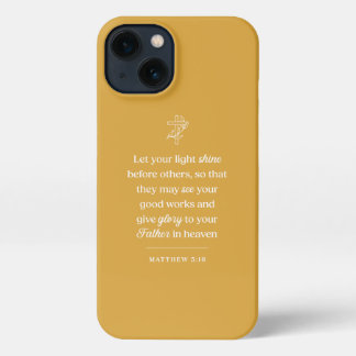 Let Your Light Shine Christian iPhone 13 Case