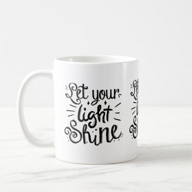 Let Your Light Shine Coffee Mug (Left)