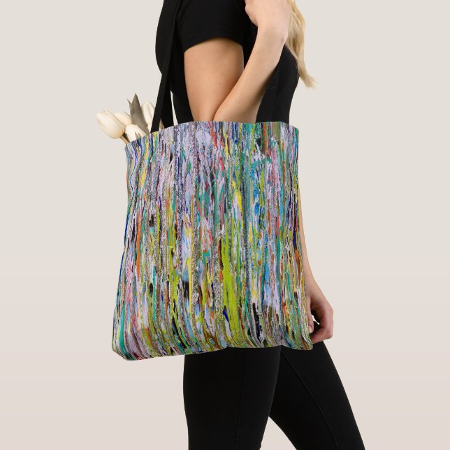 Let Your Light Shine Down Tote Bag (Close Up)