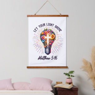 Let Your Light Shine Hanging Tapestry