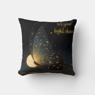 Let Your Light Shine – Magical Butterfly & Moon Cushion