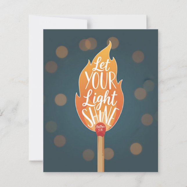 Let Your Light Shine – Matthew 5:16 (Front)