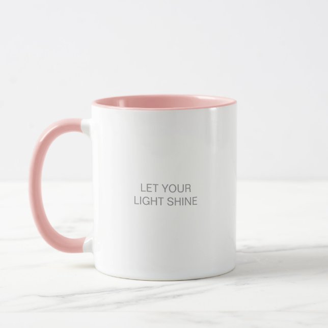 Let Your Light Shine Matthew 5 16 Scripture Gift Mug (Left)