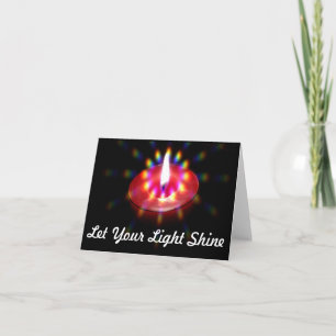 Let Your Light Shine notecard