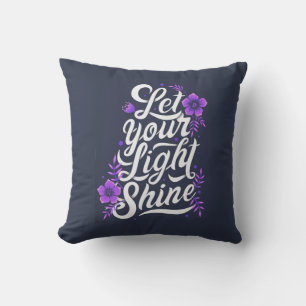Let Your Light Shine Outdoor Pillow