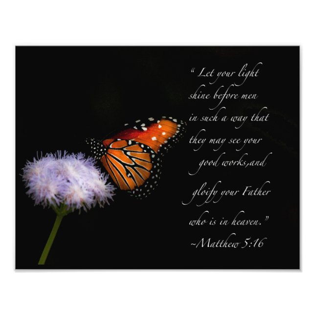 Let your light shine photo print (Front)