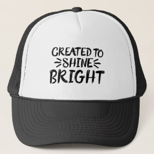 Let Your Light Shine Scripture Art Quote Art Motiv Trucker Hat