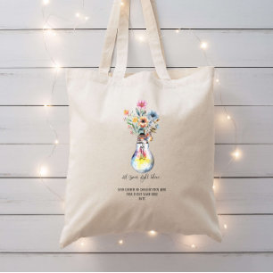 Let Your Light Shine Sunday School Bible Custom Tote Bag