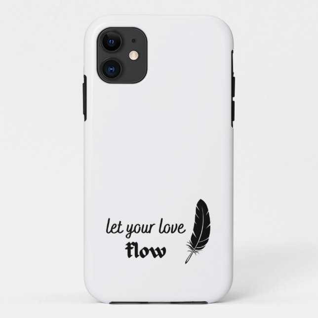 Let Your Love Flow Case-Mate iPhone Case (Back)