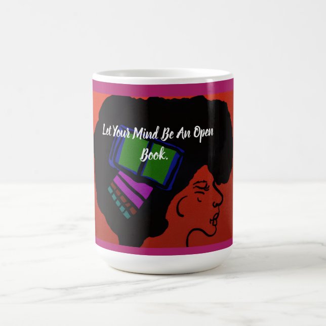 Let Your Mind Be An Open Book Coffee Mug (Center)