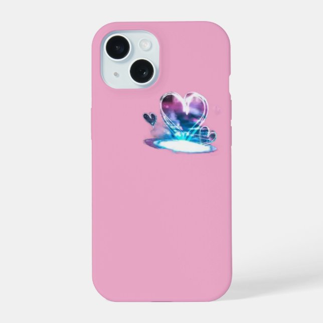 Let your phone shine with love and sparkle. 💖 iPhone 15 case (Back)