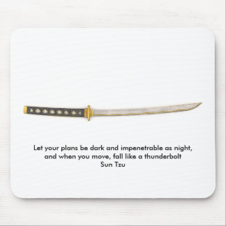 Let your plans be dark and impenetrable as night mouse pad