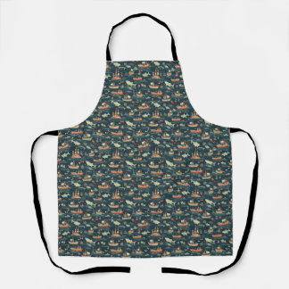 Let Your Worries Dissolve Like Footprints Apron