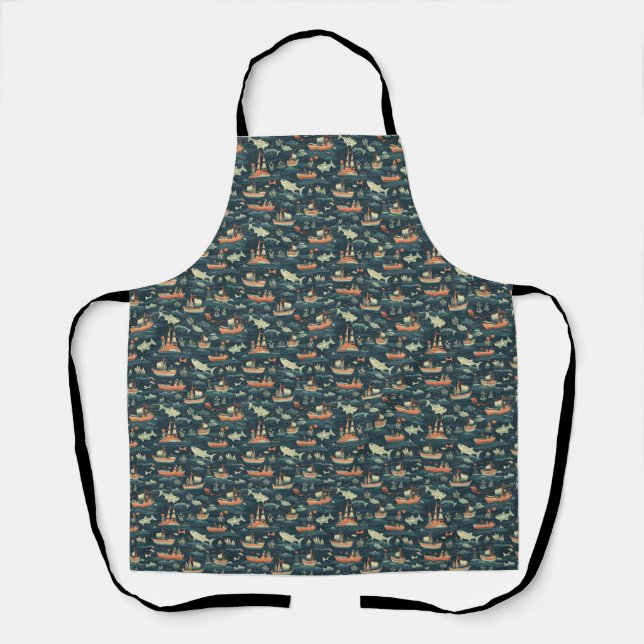 Let Your Worries Dissolve Like Footprints Apron (Front)