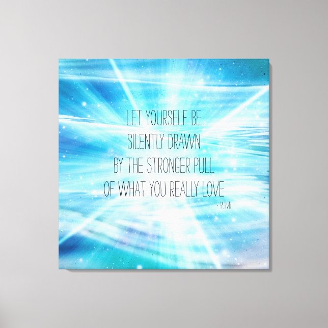 Let Yourself Be Drawn Canvas Print (Front)