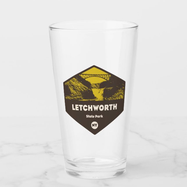 Letchworth State Park New York Glass (Front)